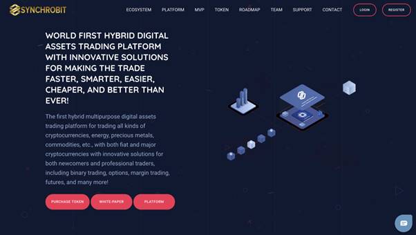 Synchrobit™, The Revolutionary Innovative Hybrid Trading Platform At The Cutting-Edge Of Blockchain Technology